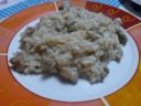 Risotto con Asiago e salsicce