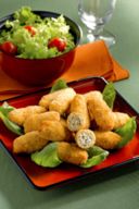 Crocchette di pollo e ricotta  alla torinese