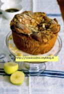 Torta di mele - stile panettone -