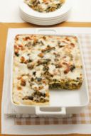 Lasagne con zucca, carciofi e spinaci