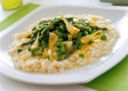 Risotto con asparagi e zafferano