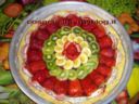 Crostata di frutta in gelatina all'arancia