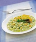 Risotto agli asparagi con scaglie di grana