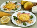 Tartellette croccanti con pere cremose