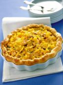 Crostata di farfalline allo zafferano