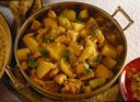 Pollo al curry con patate