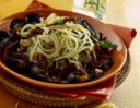 Spaghetti con le cozze e le olive