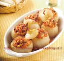 Cipolle farcite ai fagioli