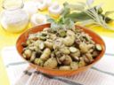 Gnocchi funghi e zucchine