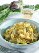 Penne cremose con carciofi