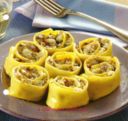 Rotolo di speck e melanzane - passo passo con foto