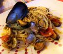 Linguine cozze vongole e pomodorini