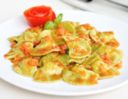Ravioli ai gamberi e zucchine