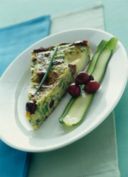 Frittata con zucchine e mozzarelline