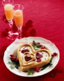 Cuore di sfoglia di San Valentino