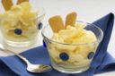 Tiramisù cremoso di ananas. Il dolce in cinque  mosse