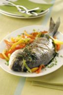 Orata marinata alle verdure