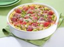 Clafoutis vanigliato alle fragole