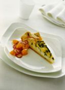 La ricetta della torta alla feta con insalata di arance