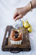 Plumcake pere e cioccolato