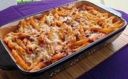 Penne gratinate con zucca e scamorza