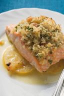 Trancio di salmone gratinato al forno