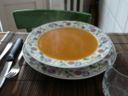 Crema di zucca con crostini