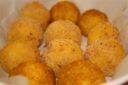 Polpette di polente ai funghi porcini