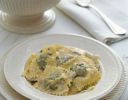 Agnolotti alla crema e tartufo