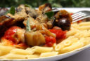 Pennette alla Norma con ricotta fresca