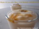MOUSSE AL CIOCCOLATO BIANCO CON BANANA CARAMELLATA