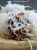 Polpette di Pollo fritte in Vermicelli di Riso