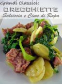 Orecchiette con Salsiccia e Cime di Rapa