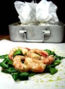 Gamberi al Cartoccio - Crevettes en Papillote