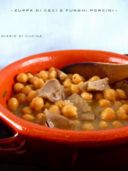 Zuppa di Ceci e Funghi Porcini