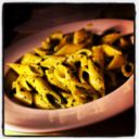 Mezze penne Cocco e pesto epocale di @robertopanizza