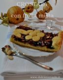 Crostata mista con mandorle e marmellata