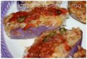 Melanzane ripiene di riso al microonde