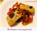 Fiori di merluzzo con peperoni