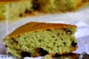 Torta al latte di mandorla alla menta