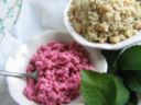 Insalata d’orzo candida e viola
