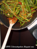 Fagiolini al pomodoro e pancia 17 settimane