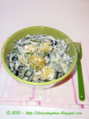 Insalata di patate e fagiolini alla certosa