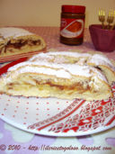 Strudel di frolla con mele e pasta di speculoos