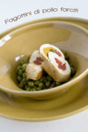 Fagotini di pollo farciti