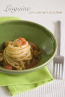 Linguine con crema di zucchine