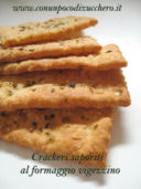 Crackers saporiti al formaggio vigezzino