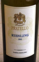 Garda Riesling 2002 Pratello: eleganza, complessità, piacevolezza