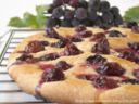 Focaccia Dolce con Uva Fragola
