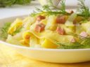 Pappardelle con Finocchi e Prosciutto